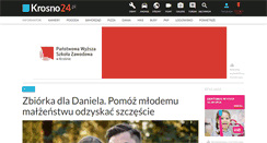 Desktop Screenshot of krosno24.pl