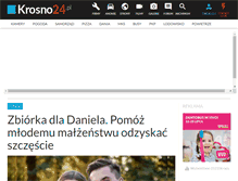Tablet Screenshot of krosno24.pl